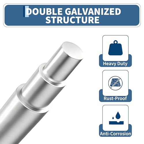 Livestock Fence, 4Ft x 328Ft Galvanized Wire Fencing, Cattle Farm Fence, Heavy Zinc Coated Deer Goat Cattle Fence for Farm Yard Livestock Protection - size: 4FT x 328FT