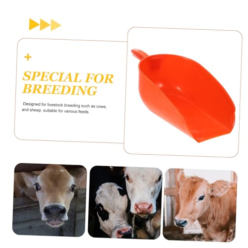 210g Large Livestock Feed Scoop Reusable Shovel for Farm Animal Feeding Ergonomic Handle for Comfortable Use Smooth Edges for Safe Handling