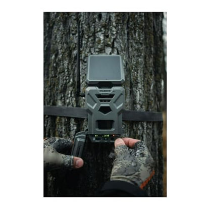 SPYPOINT Flex-S-Dark Solar Cellular Trail Camera – Built-in Solar Panel, 40MP Photos, 1080p Videos + Sound, No-Glow Game Camera, Night Vision, Motion Activated Trail Cam - style: FLEX-S DARK