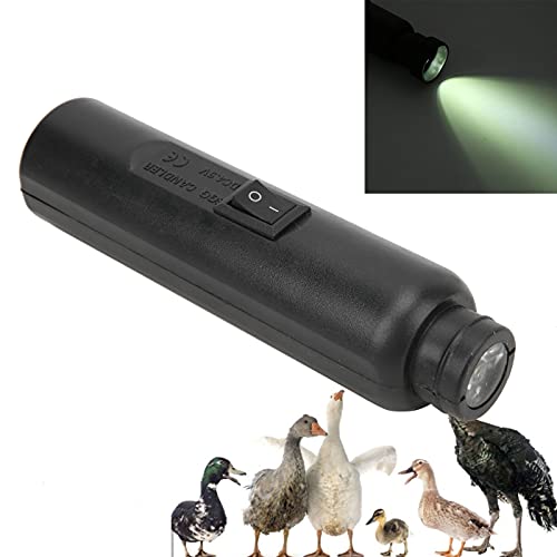 Egg Candler Tester, Bright Cool LED Light Candling Lamp Rechargeable Egg Monitoring Tester with Extension Line for Monitoring Eggs Development (Egg Lighter US Standard) - size: Egg lighter US standard