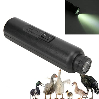 Egg Candler Tester, Bright Cool LED Light Candling Lamp Rechargeable Egg Monitoring Tester with Extension Line for Monitoring Eggs Development (Egg Lighter US Standard) - size: Egg lighter US standard