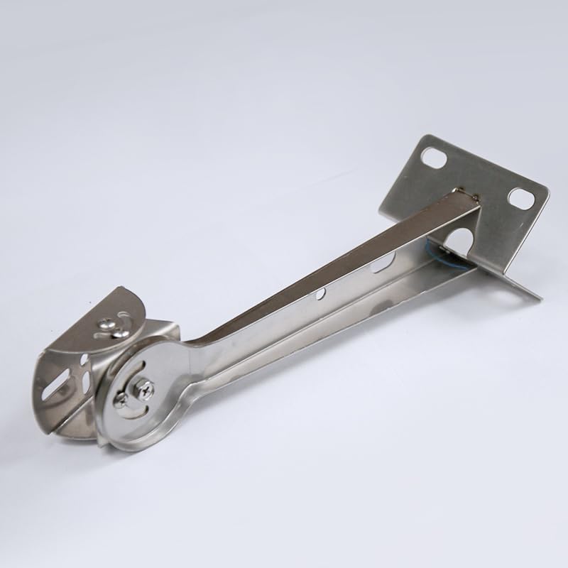 ZT-NET Security Camera Corner Pole Mounting Bracket Stainless Steel | Mount with Extension Arm for Surveillance Systems Compatible with CCTV IP Cameras Indoor and Outdoor (Not Included Camera)