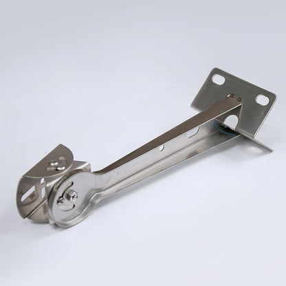 ZT-NET Security Camera Corner Pole Mounting Bracket Stainless Steel | Mount with Extension Arm for Surveillance Systems Compatible with CCTV IP Cameras Indoor and Outdoor (Not Included Camera)