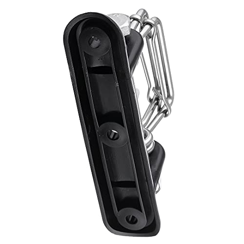 QMARK 4 Pack Electric Fence Corner Insulator, End Insulator with Buckles for Polytape, Wood Post Tape Connectors with 2 Buckles