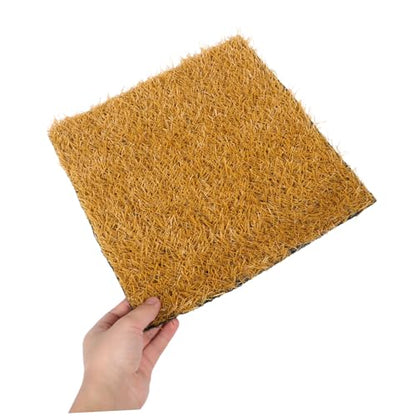 Yardwe 4pcs Reusable Nesting Pads for Chicken Coop Washable Artificial Grass Bedding Liners for Poultry Durable Hen Nest Mats for Comfortable Egg Laying Easy to Install Nesting Box