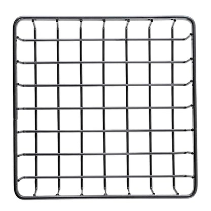 G.E.T. WB-662-MG Square Metal Storage Wire Basket for Pantry, Produce and More, 6" x 6" x 2" - size: 6" x 6", style: 2" Deep