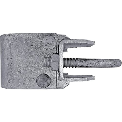 Chain Link Fence Bull Dog Gate Hinge-for 4" Outside Diameter Gate Post/Pipe & 1-5/8 Thru 1-7/8" Gate Frames-Galvanized Chain Link Post Gate Hinge-Hinge Nuts/Bolts Included - size: 4" Post - 1-5/8 & 1-7/8" Gate Frames