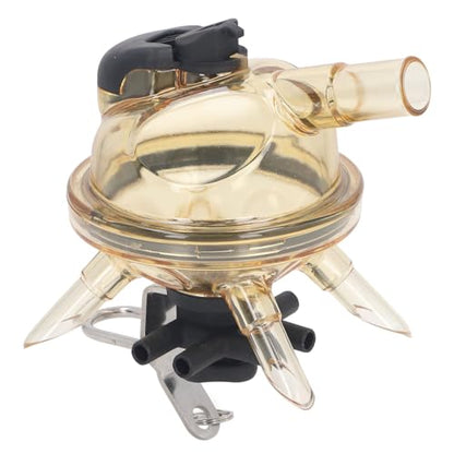 Fdit Milking Claw Transparent Cover Stainless Steel Base 380cc Milk Collector Tool for Cow Milking Machine Power Supply and Stainless Steel Material
