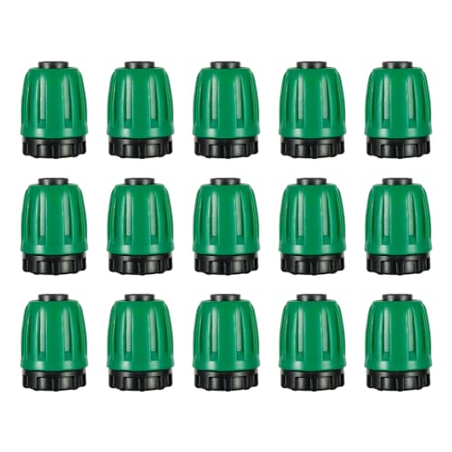 15 Pcs 1/2 Inch Irrigation Tubing End Plugs Drip Irrigation Fittings Drip Line Plugs End Cap for 1/2" irrigation tubing Drip Irrigation System Connection Parts - size: 1/2 inch Plug