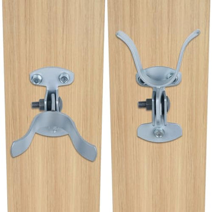 WellMade 1-3/8" Flat Back Wall Mount Chain Link Fork Latch - Heavy Duty Galvanized Steel Gate Latch with Padlock Hole, Fits Outdoor Wooden Gates & Fences (1 Pack) - size: 1 Pack
