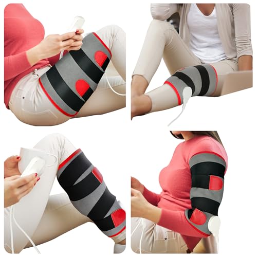 Comfytemp Leg Heating Pad, FSA Eligible Items Only List Wearable Heat Pad for Leg and Calf, HSA Electric Heat Wrap for Knee/Arm/Hamstring Soothing Warmth, Birthday Gifts for Women Wife Mom Her (S/M) - size: Small