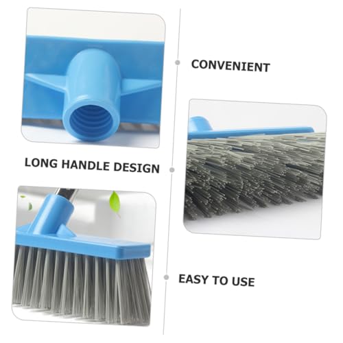 Long Handle Stiff Bristle Floor Scrub Brush Multi-Purpose Kitchen Garage Deck Brush