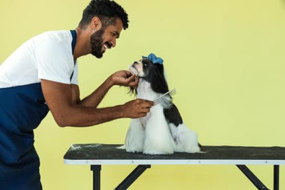 Andis 68550 Stainless Steel Pet Grooming Comb – Dematting Tool for Knots, Mats & Loose Hair Removal, 7.5-Inch, Professional Grooming Performance - size: 7 1/2 Inch