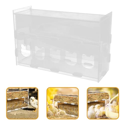 Happyyami Chickens Chicken Feeders No Waste Feeding System Poultry Feeder Automatic