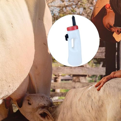 Calf Nursing Bottle Silicone Nipple Livestock Tool Silicone Nipple Bottle - color: 4000ML