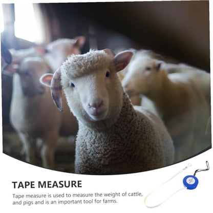 2.5m Cattle Weight Tape Measure for Livestock Goat and Horse Girth Measurement Sturdy Soft Tape for Accurate Weight Assessment of Cows and Pigs Style