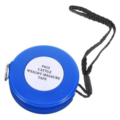 Animal Weight Tape Measure for Cattle and Pigs 2.5m Blue Body Measuring Tape for Goat Horse Livestock Measurement Tool Style