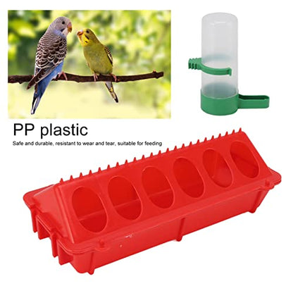 2Set Chick Water Feeder, Flip Top Chicken Feeder, Automatic Dish Dispenser for Baby Chick, Duck and Quail (L Waterer 140ML) - size: L Waterer 140ML