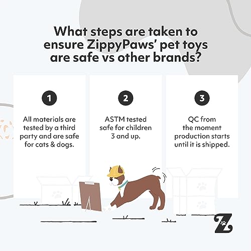 ZippyPaws Burrow- Interactive Dog & Puppy Toys for Boredom, Stimulating Pet Products to Keep Them Busy, Hide & Seek Plush Dog Puzzles, Squeaky Toy for Enrichment, for Small & Medium Dogs- Pig Barn