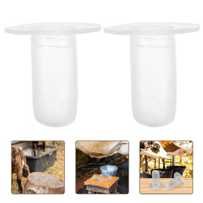 5pcs Silicone Milk Bottle Nipples for Calves and Young Animals, Efficient Feeding Pet Nursing Nipples with Replaceable Design, Livestock Feeding Accessory for Farm Use