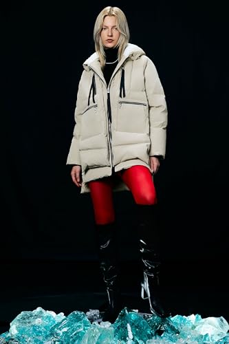 Orolay Women's Thickened Down Jacket - color: Beige, size: XX-Large