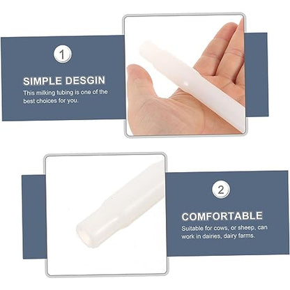 HEMOTON Cattle Milking Tube Connector Accessories for Sheep and Cows Silicone Long Tubing Milking Machine Compatible Sturdy and Flexible Essential Dairy Farm Tools
