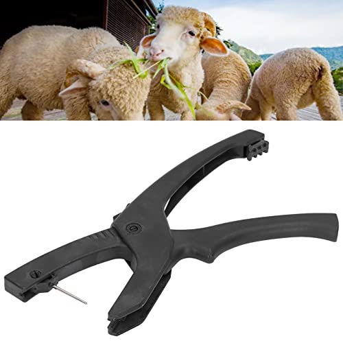 Livestock Ear Tag Pliers, Universal Puncher Livestock Tagger, Metal Animal Tagging Tool for The Identification of Small Livestock Such As Pigs, Sheep and Deer