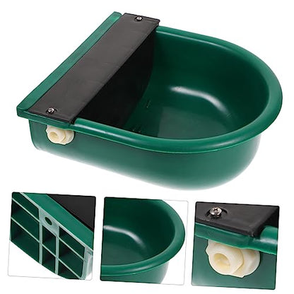 Didiseaon Farm Waterer Bowl Capacity Plastic Livestock Trough for Cattle Horses Sheep Goats