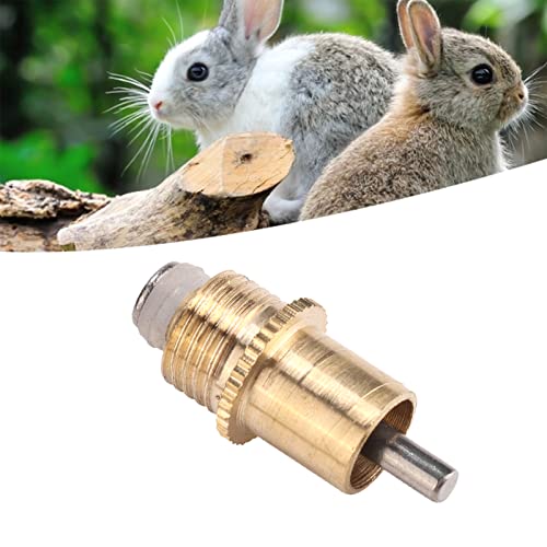Watris Veiyi 20PCS Water Feeder for Poultry Pig Goat, Automatic Nipple Drinker, Leakproof Rodents Drinking Equipment, Metal Nipple Waterer for Farm Animal
