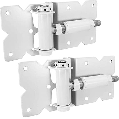 Vinyl Fence Gate Single Gate Hardware Kit Black(for Vinyl, PVC etc Fencing) Fence Gate Kit Includes Gate Hinges w/Mounting Hardware & Gate Latch - has 2 Hinges & 1 Latch - CASE Qty 6 - size: Black - Case - 6 Count