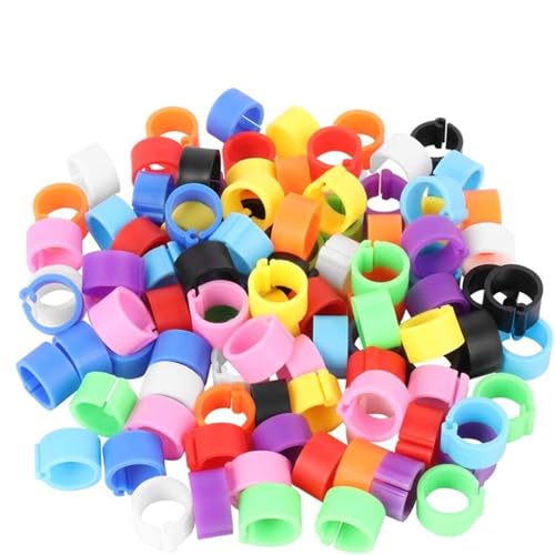 25pcs 100pcs Chicken and Duck Pigeon Leg Small Foot Ring Clasp Poultry Chick Goose Animal Identification Tool for Easy Flock Management(Pigeon Mult 100pcs) - color: Pigeon Mult 100pcs