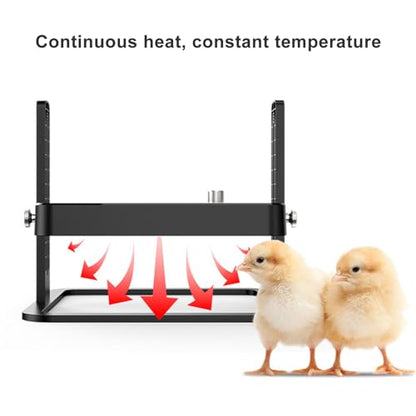 Chick Brooder Heating Plate, Warm Comfortable Adjustable Temperature Chicken Brooder Heater, Replicates Mother Hen, Ideal for Baby Chicks, ABS Material, 1108.00g, for Home with
