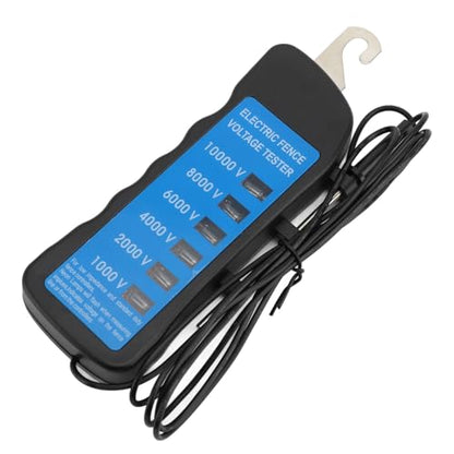 Tnfeeon Voltage Testers Voltmeter and Fault Finder for Livestock Equipment with Water Design Digital Electric Fence Voltage Tester Handheld Voltmeter Nan