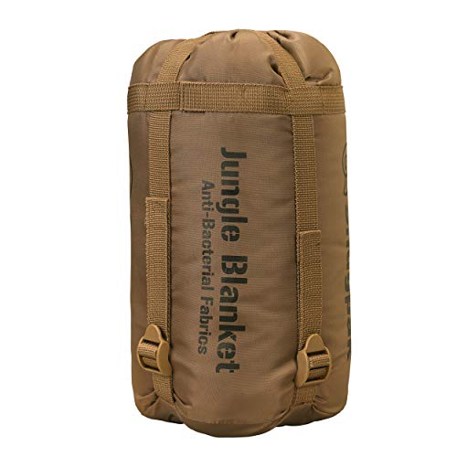 Snugpak Jungle Survival Blanket - Insulated, Lightweight, Water Repellent Polyester, Coyote - color: Coyote, size: 76 x 64 inches