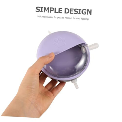 SUPVOX Puppy Kitten Slow Feeder Bowl Doggie Milk Bowl Nursing Station Multi Pacifier Feeder