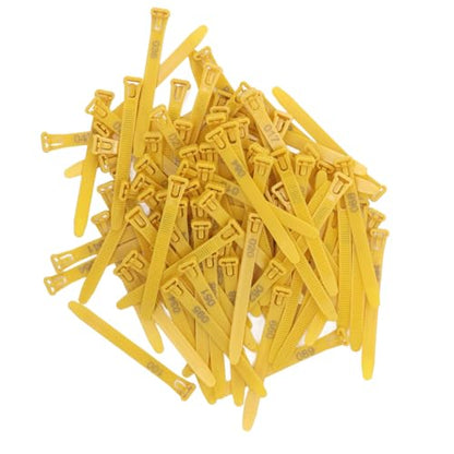 Zopsc Chicken Leg Rings, Numbered Identification Bands for Chicks, Pigeons, Ducks, Goose, Poultry Leg Bands with Numbers, Durable Poultry Identification Rings for Farm - color: Yellow