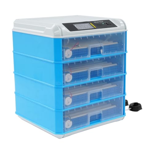 200-240 Eggs Incubator, 110V Digital Poultry Hatcher Machine, Auto Egg Turning Dual Fan Cooling, 5 Incubation Modes LED Display Drawer Tray for Chicken Duck Goose Pigeon Pheasant