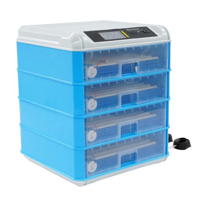200-240 Eggs Incubator, 110V Digital Poultry Hatcher Machine, Auto Egg Turning Dual Fan Cooling, 5 Incubation Modes LED Display Drawer Tray for Chicken Duck Goose Pigeon Pheasant