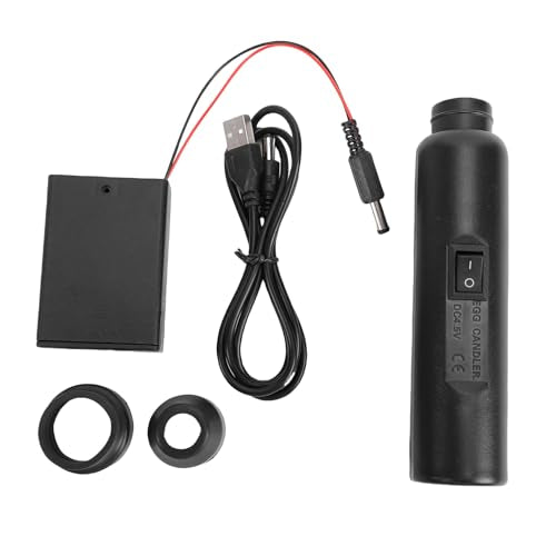 Zerodis Egg Candler for Chicken Eggs LED Light Incubator Tester Portable Design for Effective Egg Inspection and Development Monitoring