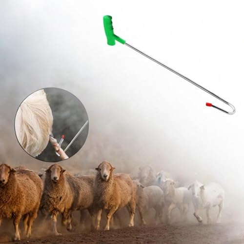 Sheep Catching Device Long Pole for Livestock Control, 48cm