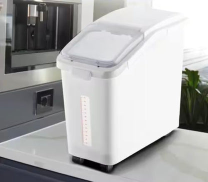 Large Airtight Rice and Pet Food Storage Container 11.4 Gal / 50 L Capacity NS55096