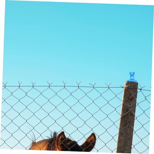 Toyvian 50pcs Electric Fence Wire Holding Insulators Material High Strength and Rainproof for Livestock Accessories Usage