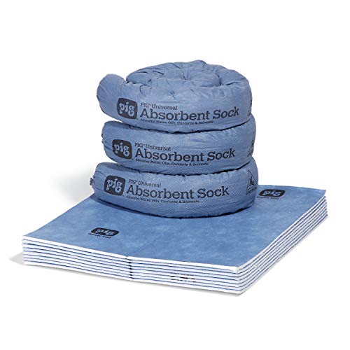 PIG Water Absorbing Kit | Absorbs up to 5 Gallons per kit | Blue | PM50490