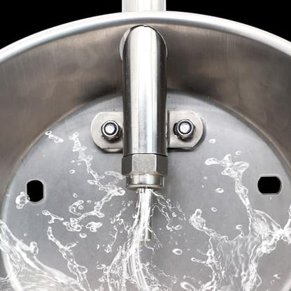 Automatic Pig Waterer System Stainless Steel,Automatic Waterer Water Bowl for Pig Hog Farm Animal Drinking Water Trough (Extra Large)