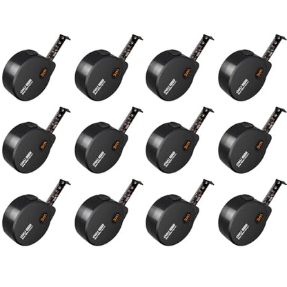 deli Tape Measure 10ft/3m 12 Pack, Easy Read Small Measuring Tape Retractable Mini Tape Measure with Metric/Inch, Durable Portable Pocket Measuring Tape, Suitable for Home and Work - size: 3m 12pack