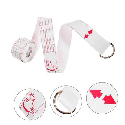 Animal Weight Tape Measure for Cattle and Pigs Farm Livestock Measuring Tape for Accurate Weight and Bust Measurements Durable and Easy to Use