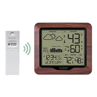 La Crosse Technology 308-1417BL Backlight Wireless Forecast Station with Pressure