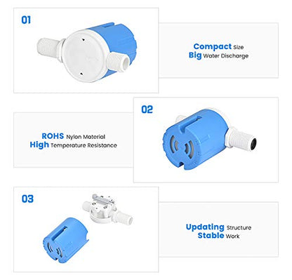 1/2" Automatic Water Level Control Valve - Inside Type, Float Valve for Water Tank, Solar Energy, Auto Pot, Aquarium - style: 1/2" Side Inner