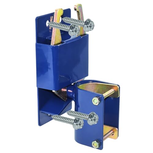 S16100300 Heavy Duty Two Way Gate Latch 1-5/8" to 2" Diameter, Blue | Replaces 2 Way Gate Latch Farm Gate Latch Round Tube Gate Two Way Fence Gate Latch for Metal Gates, Farms, Ranches, Pastures - color: 1XS16100300