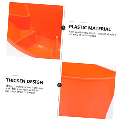 KESYOO Automatic Piglet Feeding Trough Compartment Livestock Feeder Easy Install Thicken Plastic Pig Feed Pan